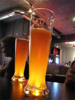 beer in a pub