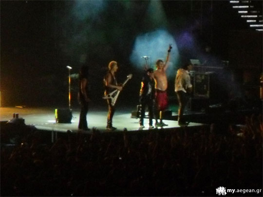 Scorpions live at Athens - Karaiskakis Stadium 6 July 2009