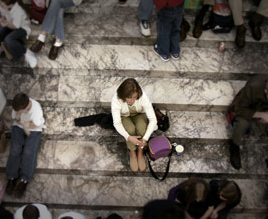 alone in the crowd