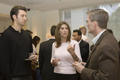 business conf discussion