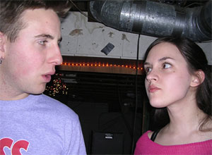 couple man woman arguing