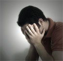 dissapointed sad man crying